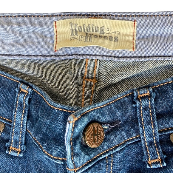 Anthropologie Straight Jeans Size 28 Holding Horses - Picture 11 of 11